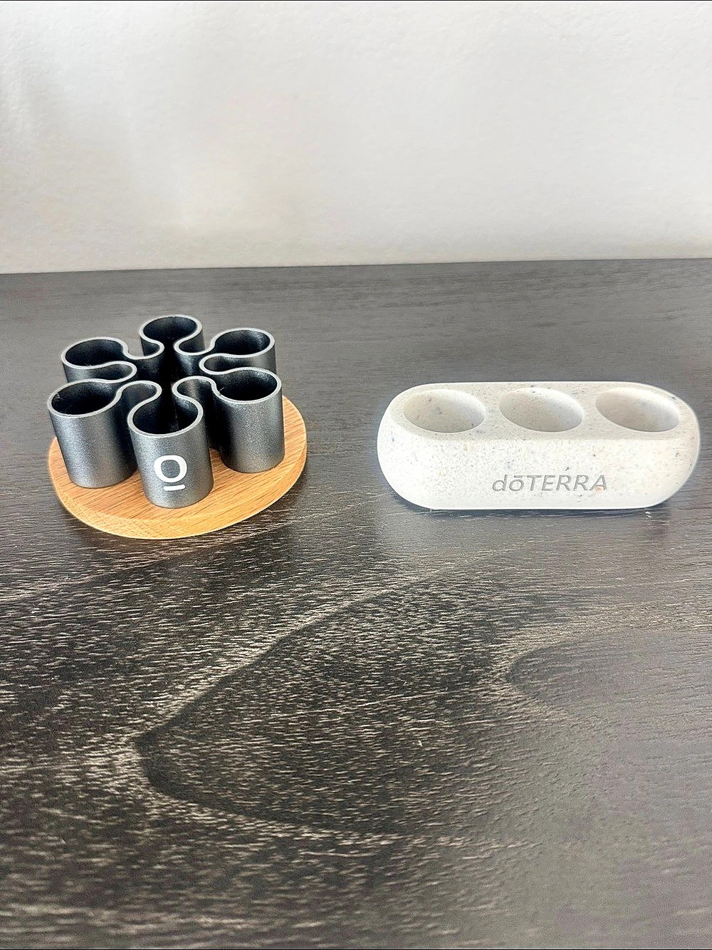 doTERRA Essential Oil Bottle Holders White & Brown